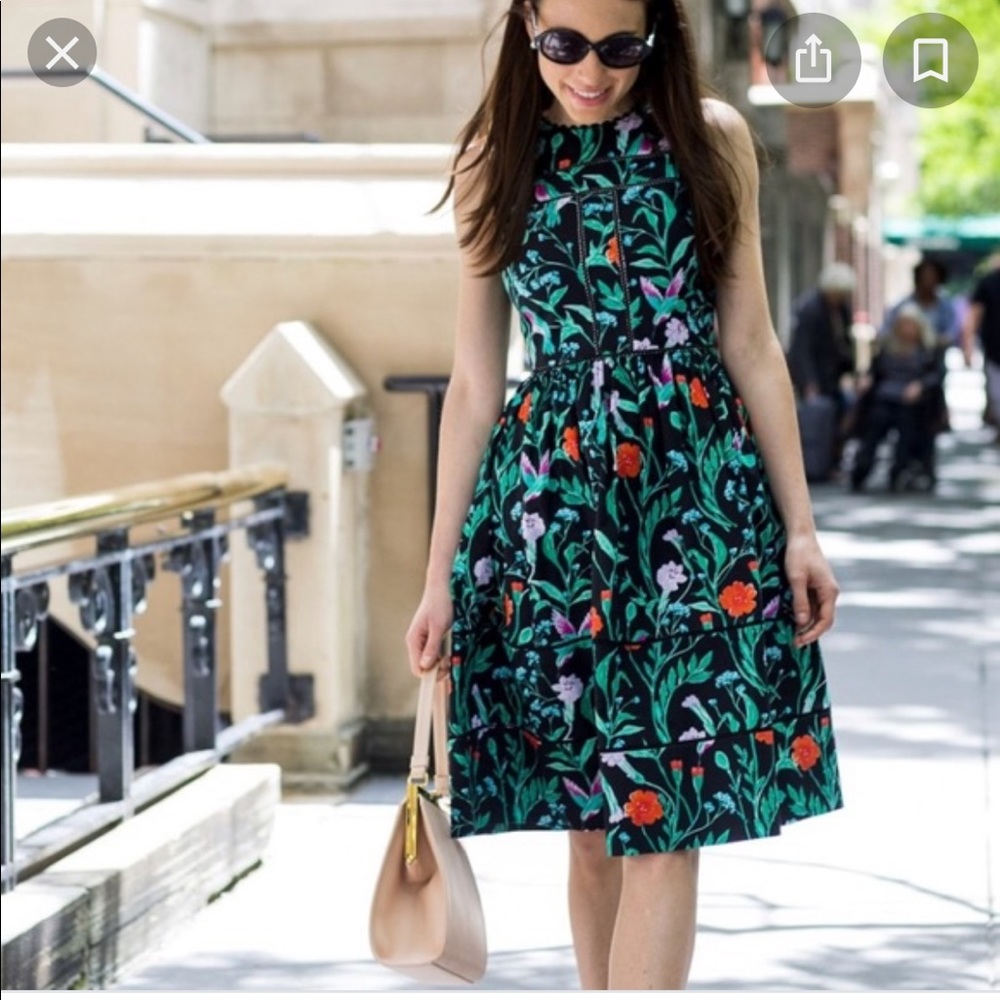 Kate Spade Jardin Poplin Dress